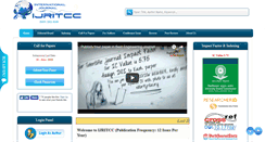 Desktop Screenshot of ijritcc.org